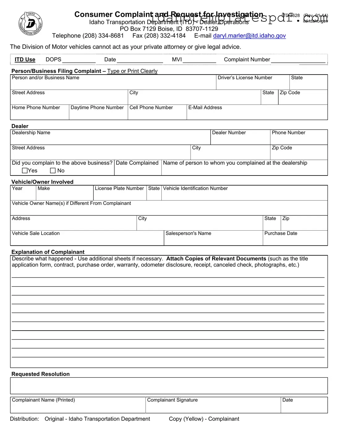 Itd 3628 Template