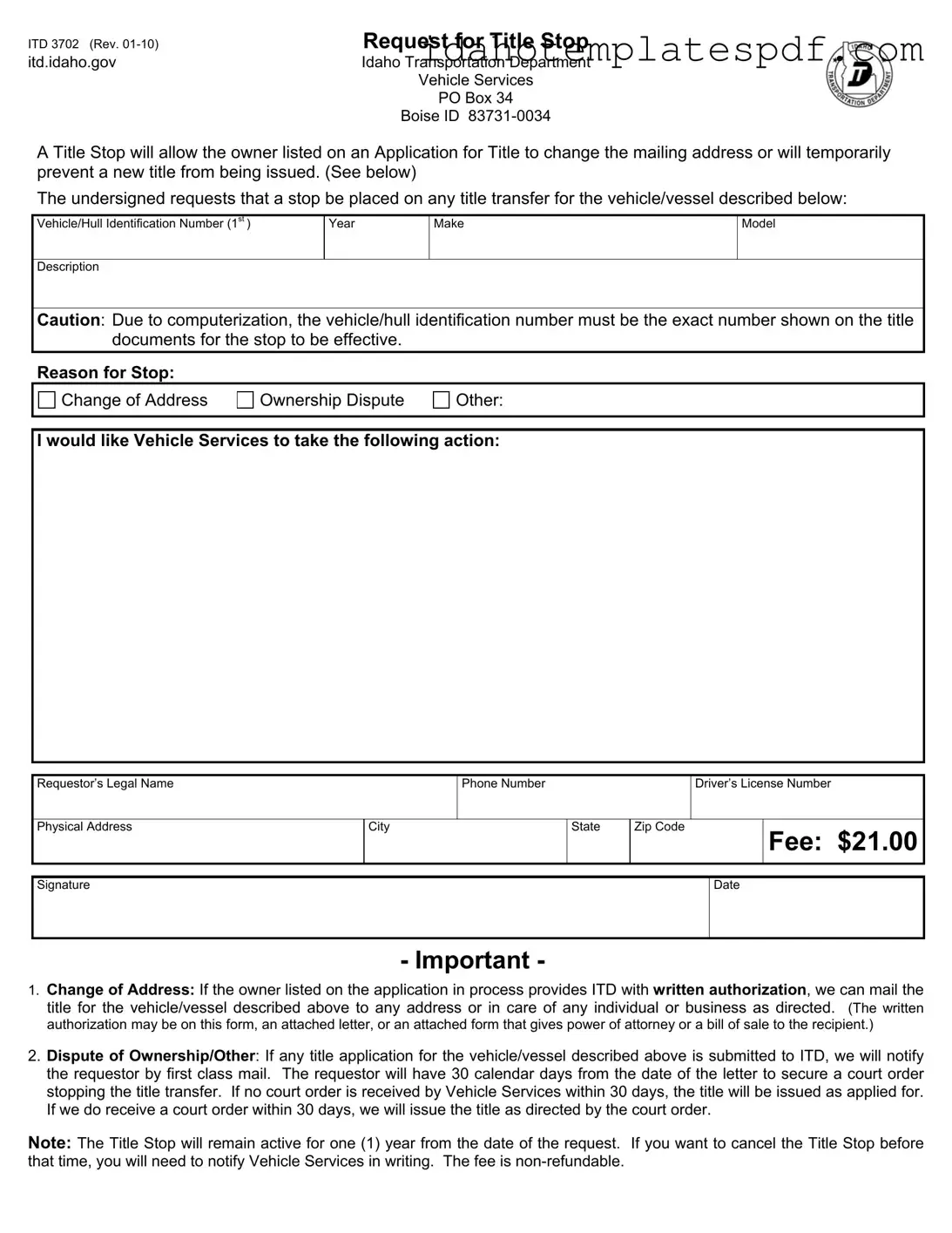 Itd 3702 Template